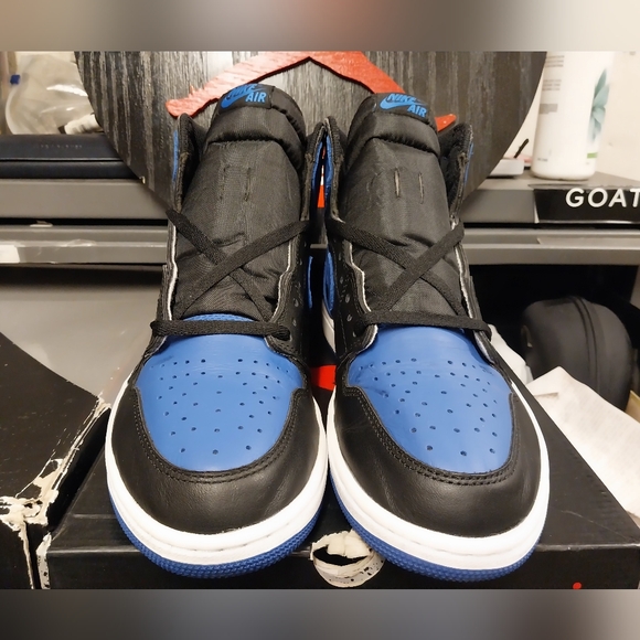 Air Jordan 1 retro black royal Og size 12 men's - Picture 8 of 14